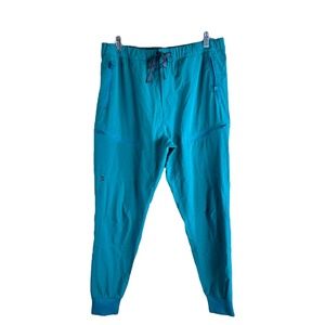 Figs Turquoise Jogger E.A.C Pants SZ L